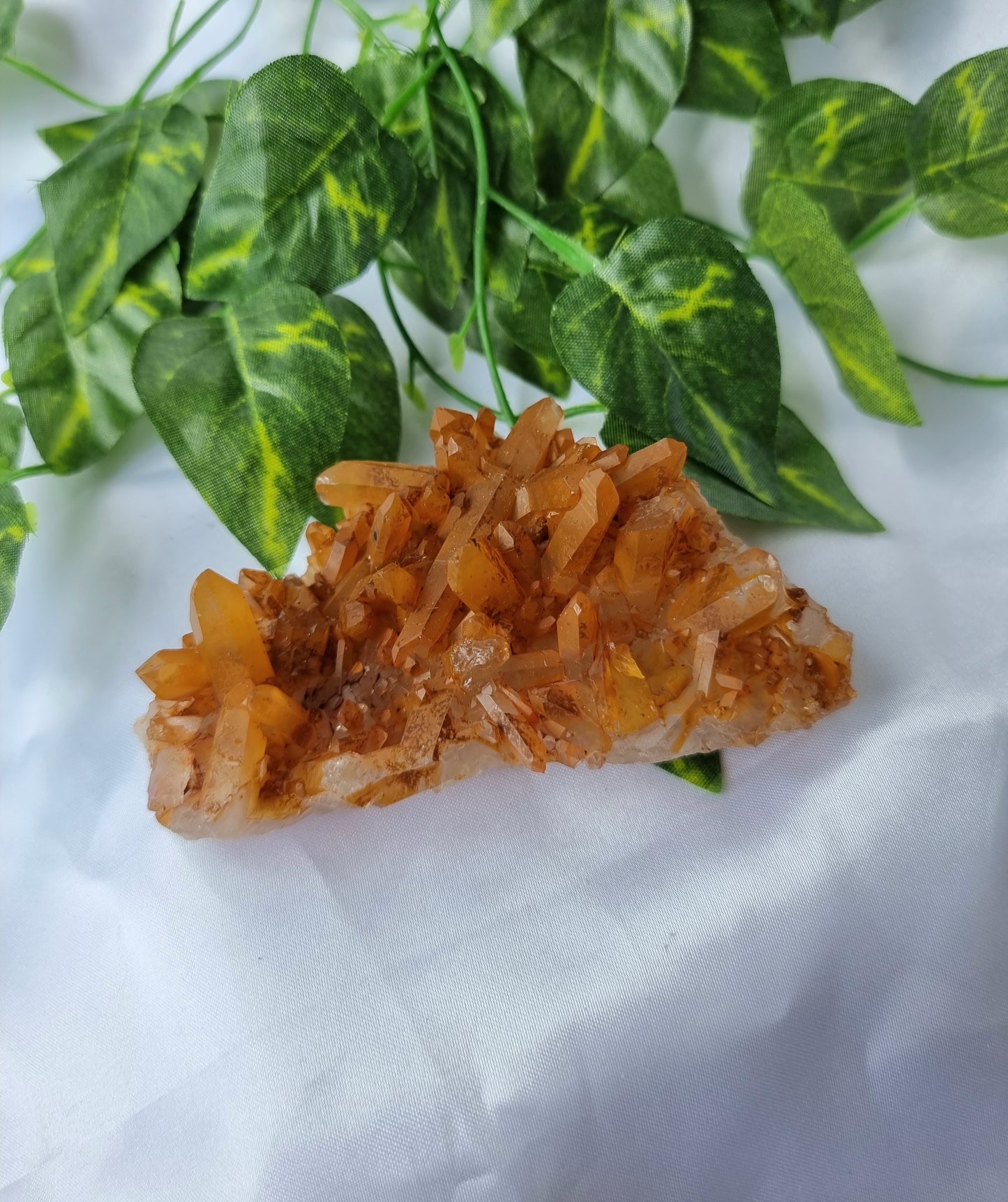 Tangerine Quartz Cluster 3