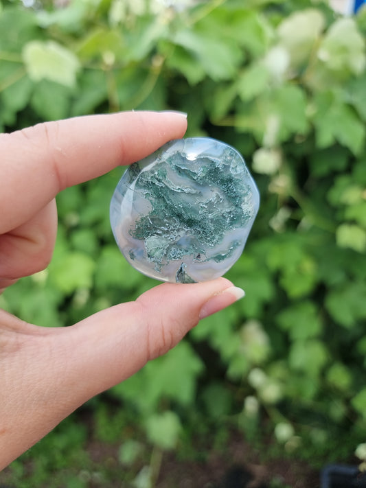 Moss Agate Flatstone #3
