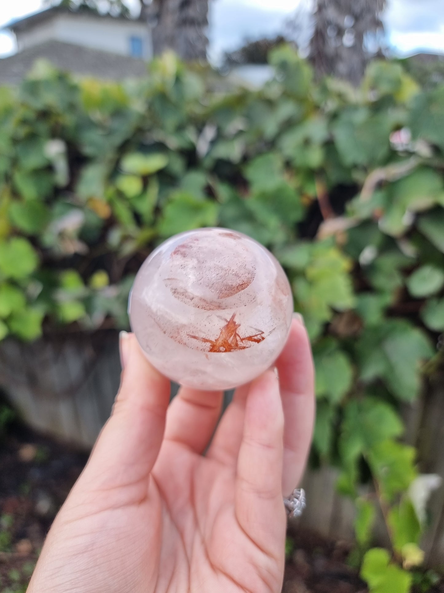 Fire Quartz Sphere #2