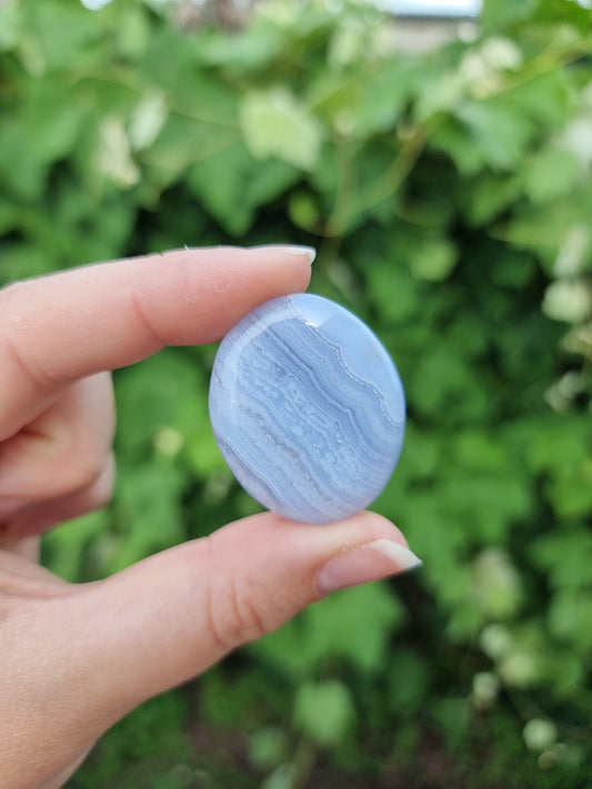 A Grade Blue Lace Agate Flatstone #1