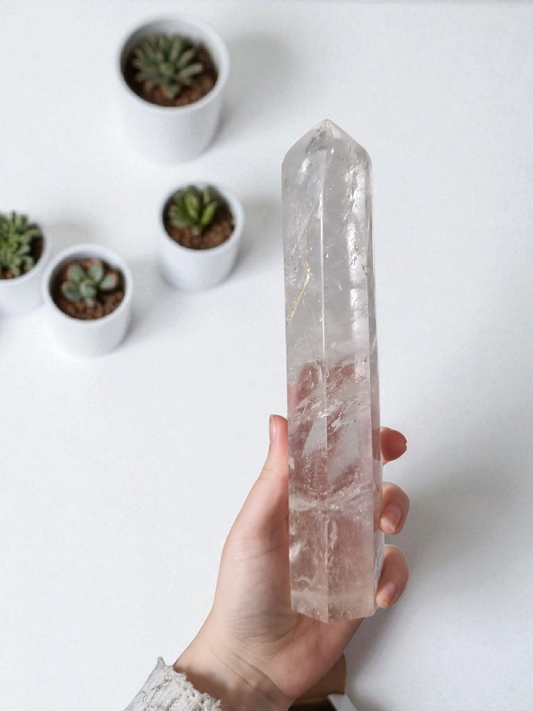 Clear Quartz Tower