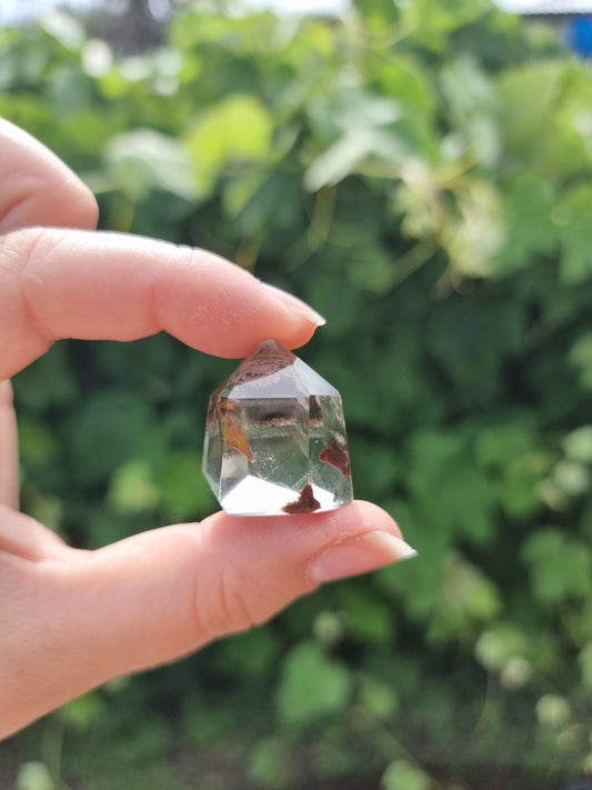 Mini Garden Quartz/Lodolite Point #3