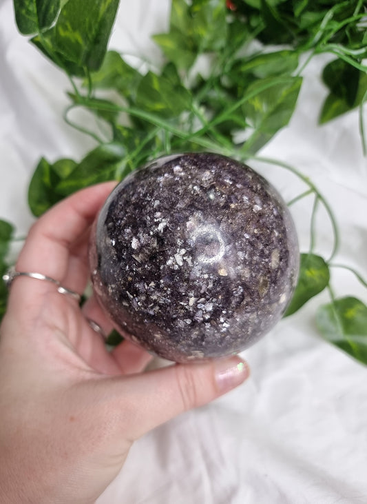 Lepidolite Sphere