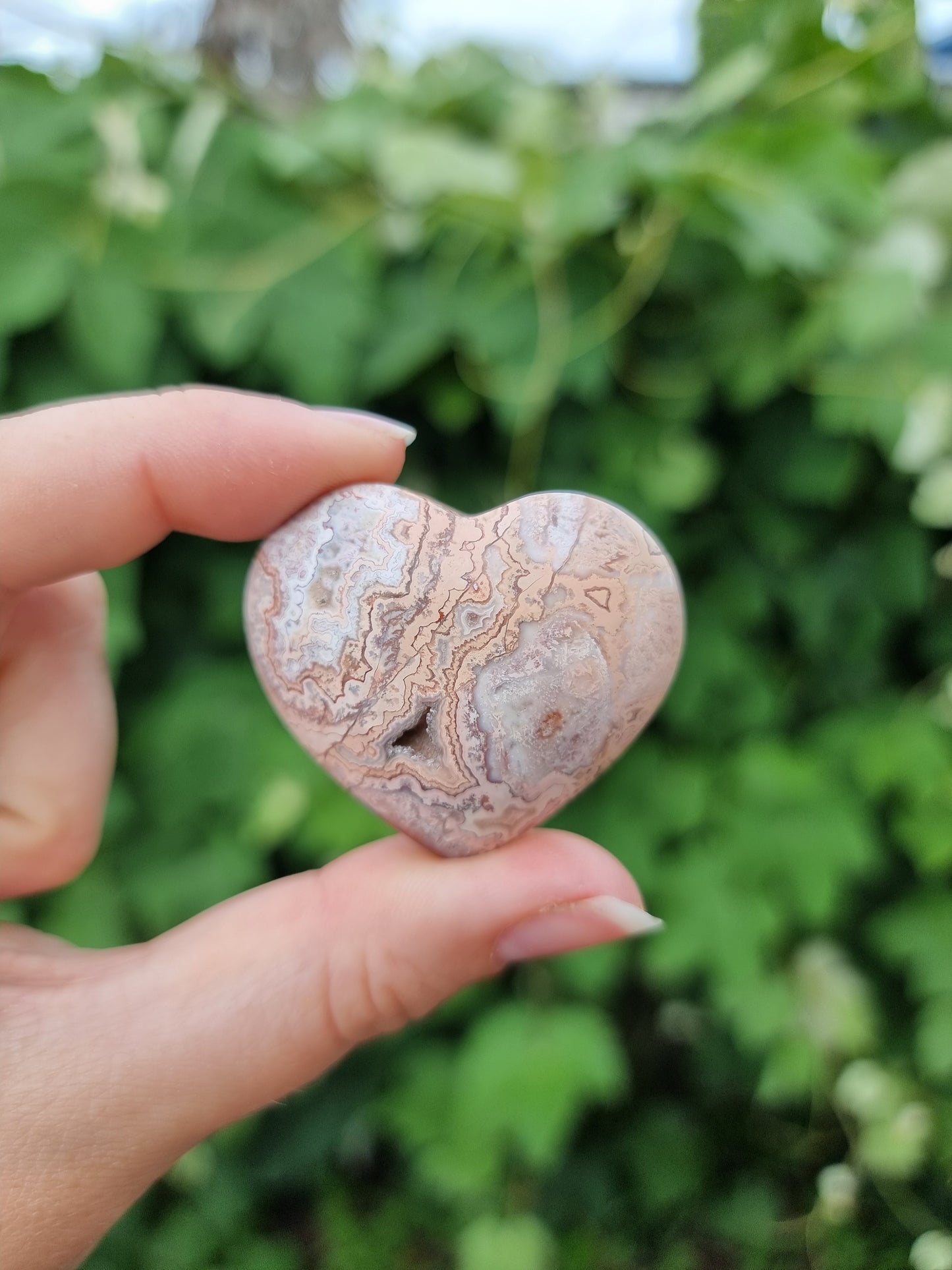 Pink Crazy Lace Heart #1