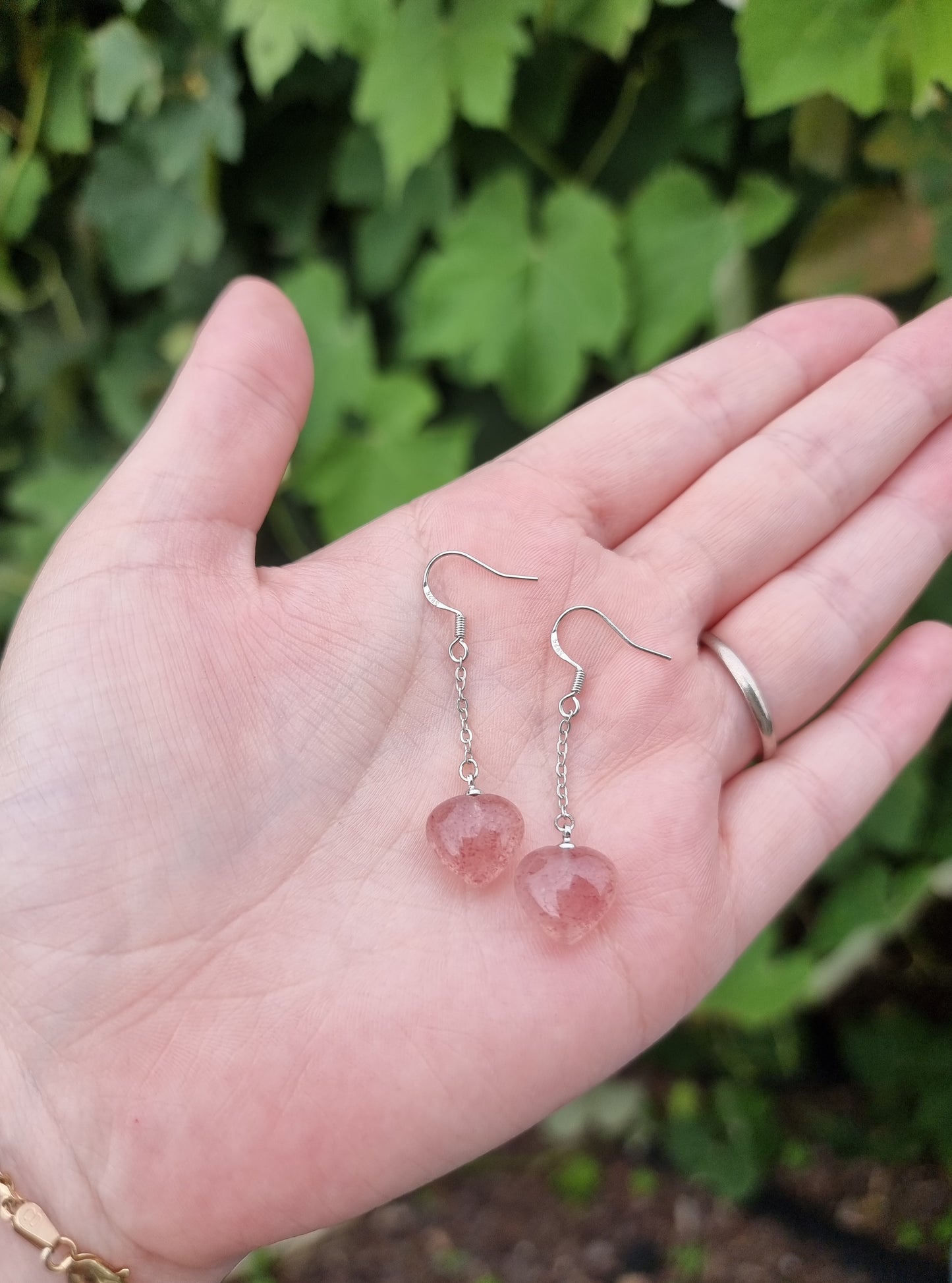 Sterling silver Red Aventurine Earings