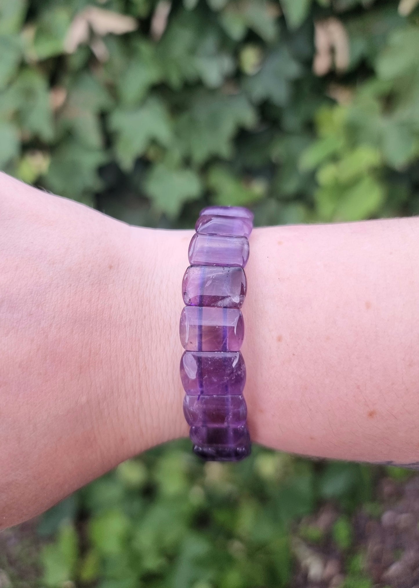 Chunky Amethyst Bracelet