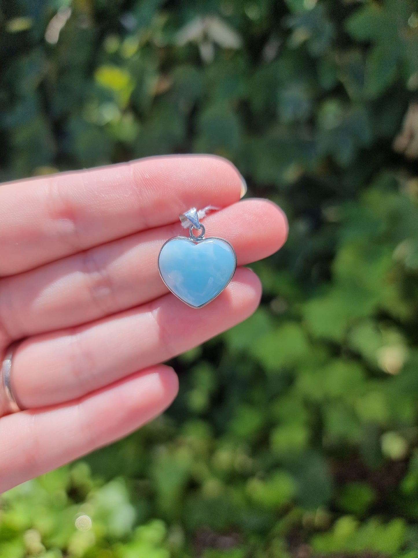 Larimar Heart Pendant #3