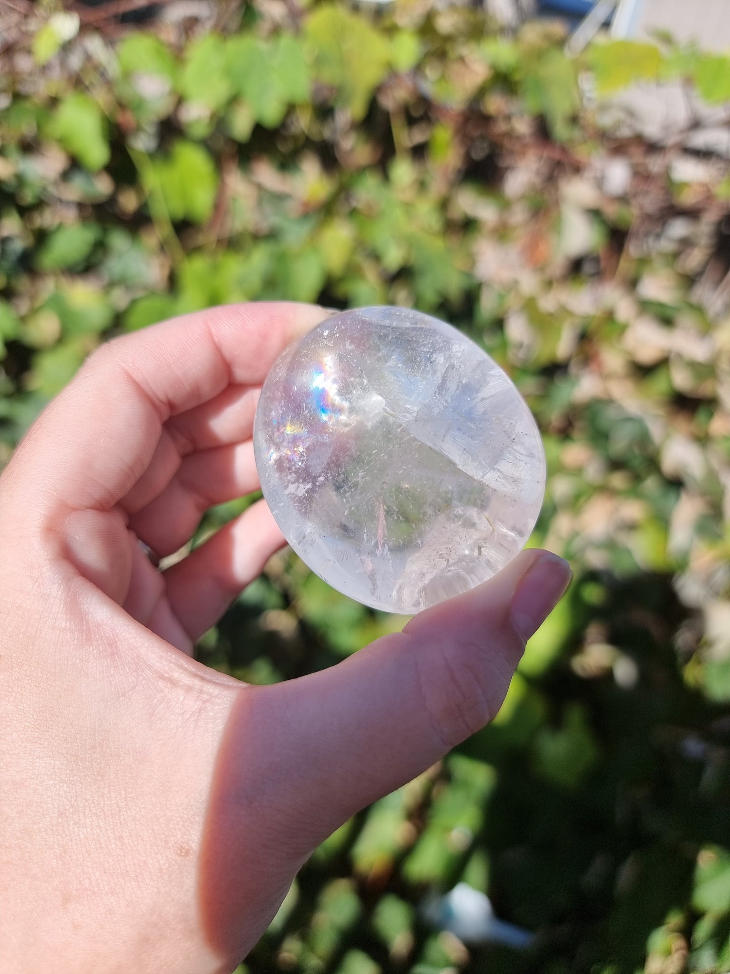 Clear Quartz Palmstone #2