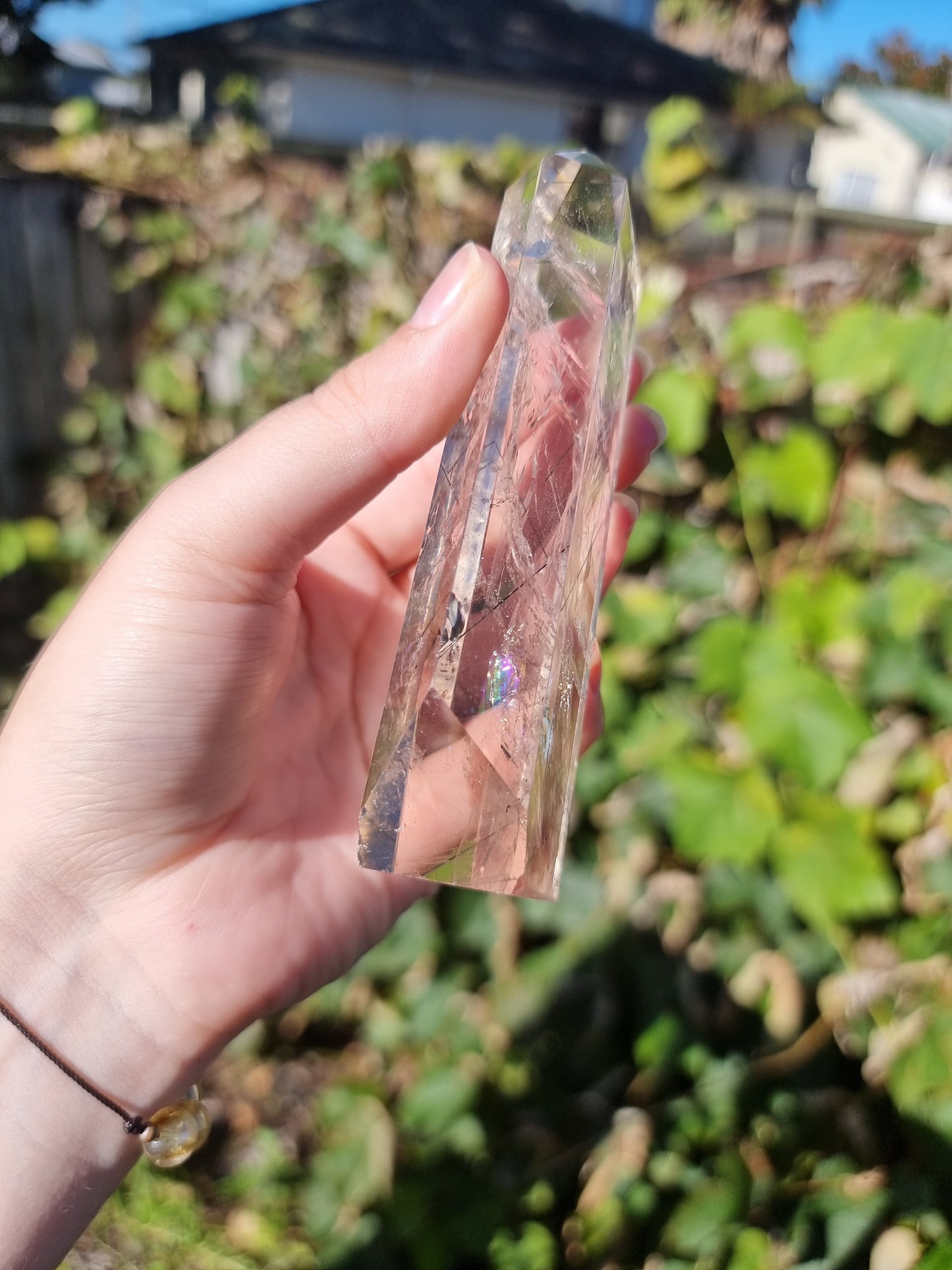 Black Tourmaline In Quartz Point #3