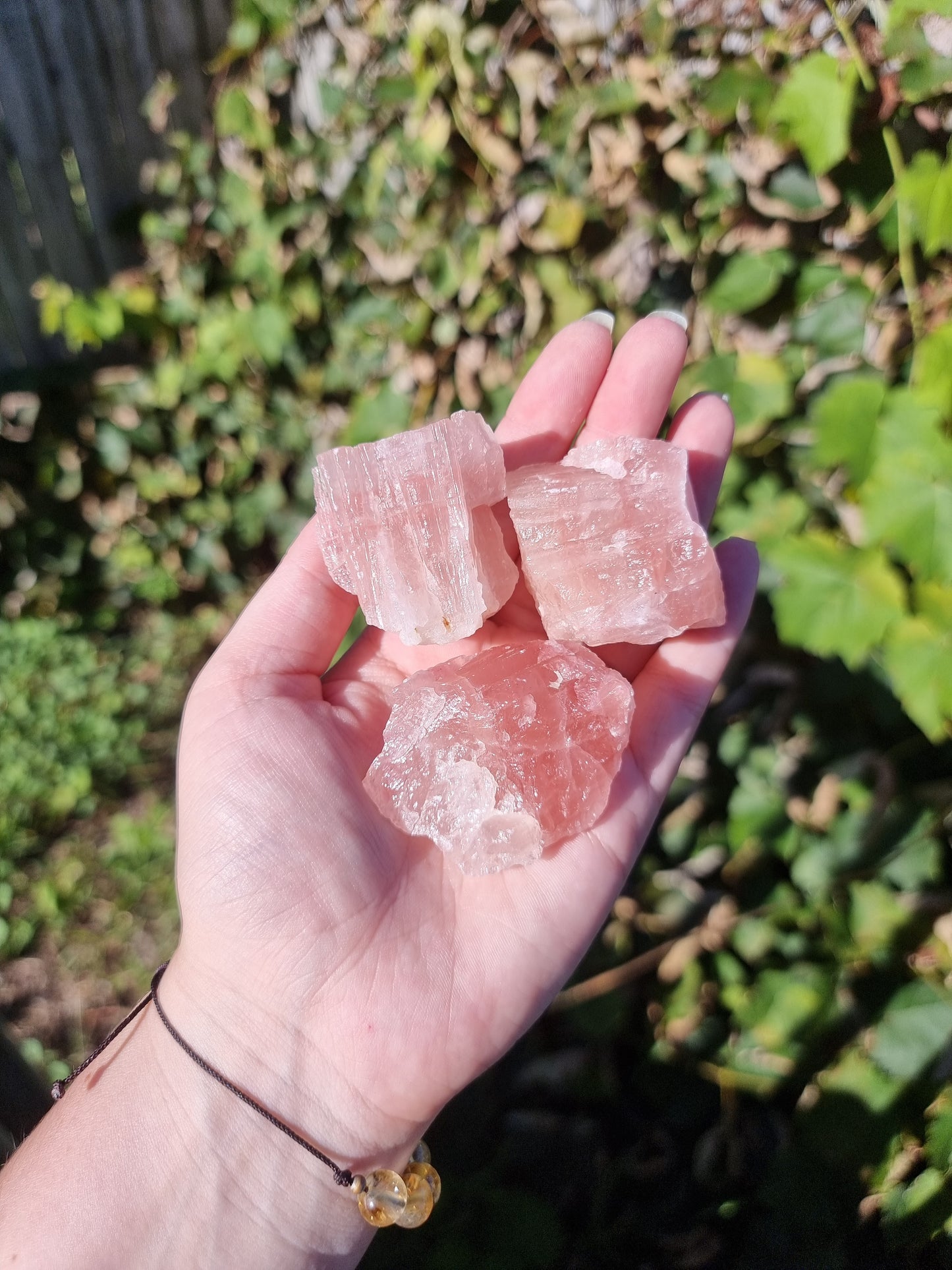 Rose Calcite Medium Raw