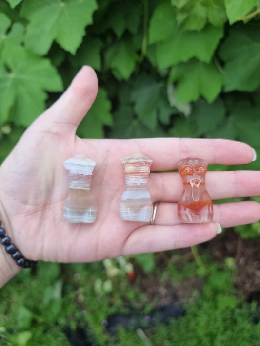 Small Body Agate Carvings