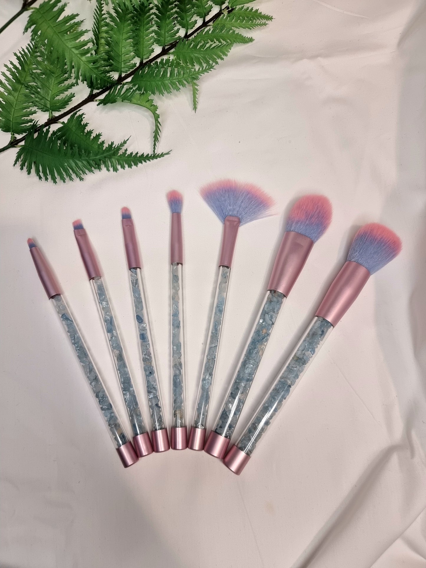 Crystal Chip Makeup Brushes