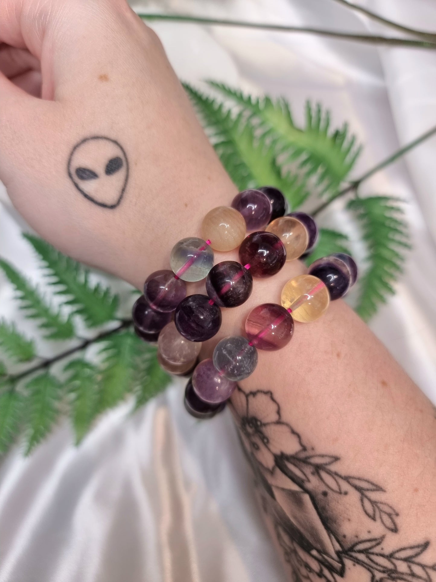 Rainbow Fluorite Bracelets