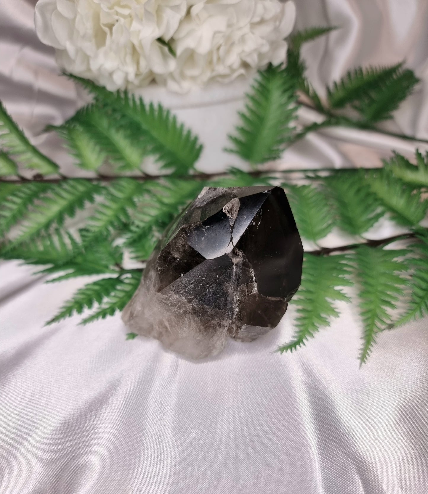 Natural Smokey Quartz Cluster 1