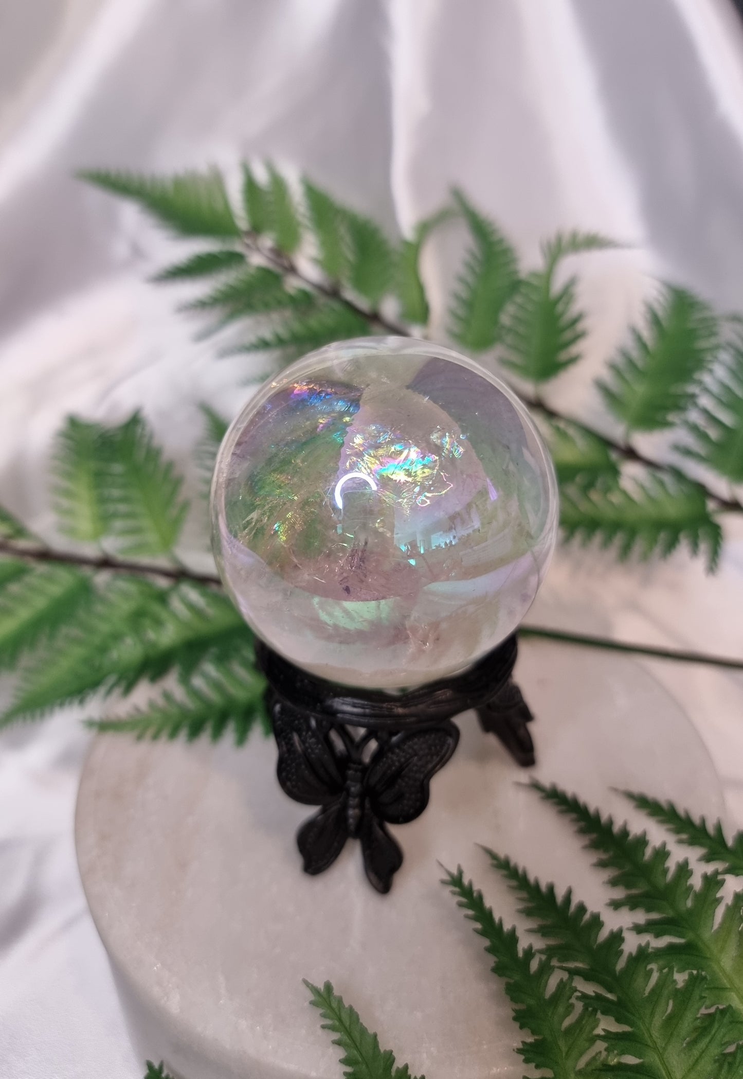 Angel Aura Quartz Sphere 3